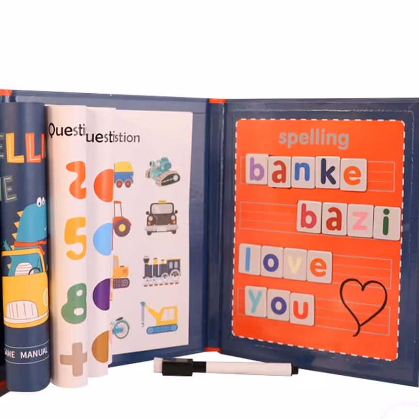 کتابچه مگنتی وایت بردی زبان انگلیسی