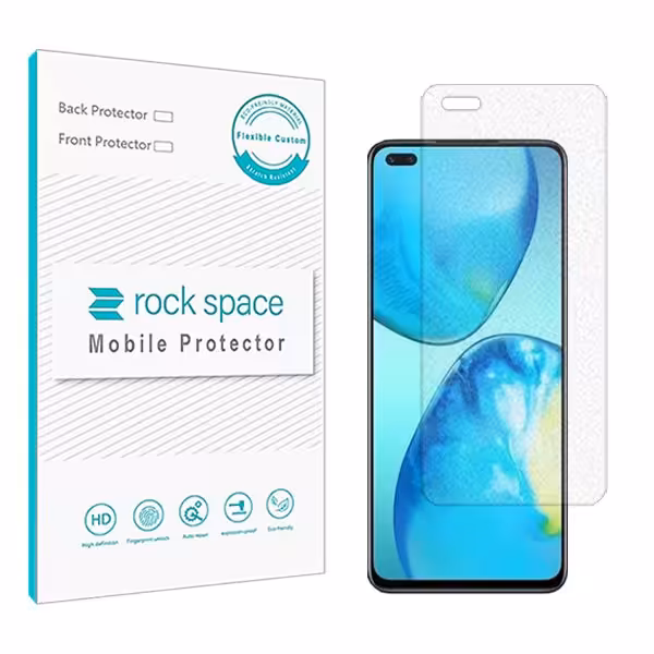 گلس اینفینیکس Note 8 مدل نانو هیدروژل گیمینگ برند راک اسپیس کد S