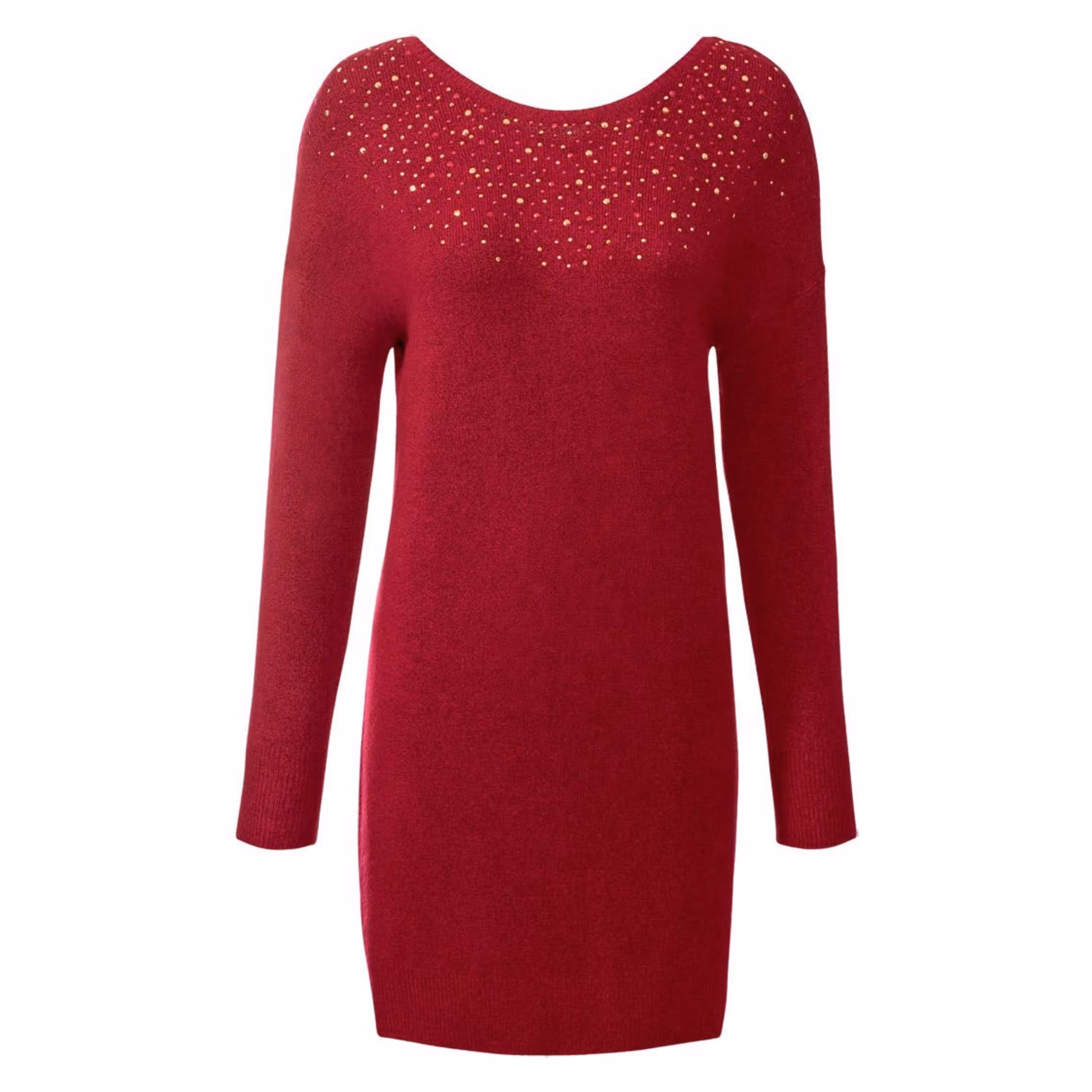 پیراهن بافت  زنانه سنگ دوزی شده اسمارا esmara آلمان ، سایز S( ارسال رایگان )