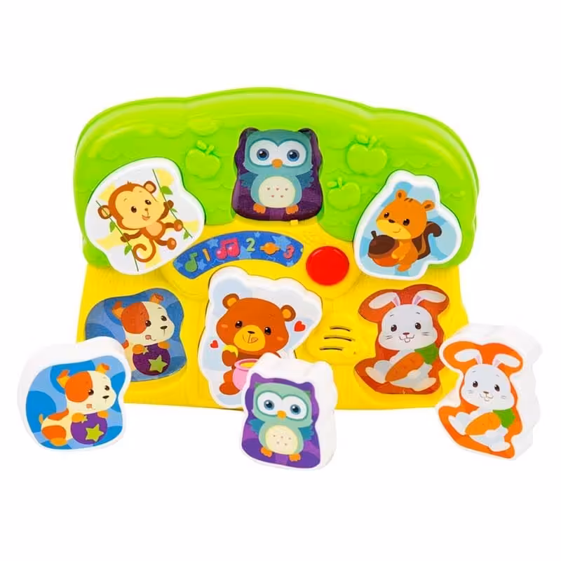 اسباب بازی جورچین و پازل حیوانات موزیکال  Winfun مدل 00771