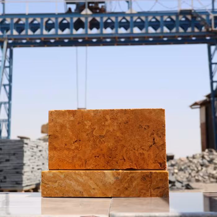 سنگ کوبیک لیمویی6وجه برش خورده 1تن