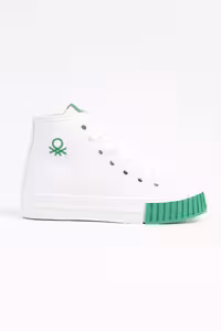 اسنیکر سفید دخترانه و پسرانه بچگانه ® | BN 30560 3114 سبز کفش ورزشی بچه گانه Benetton