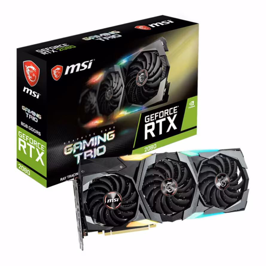 کارت گرافیک ام اس آی RTX 2080 GAMING TRIO 8GB GDDR6