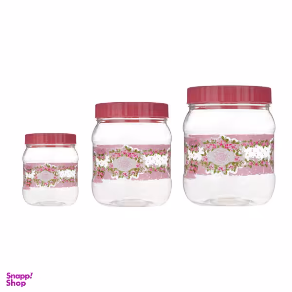 بانکه مدل گلدار بسته 3 عددی