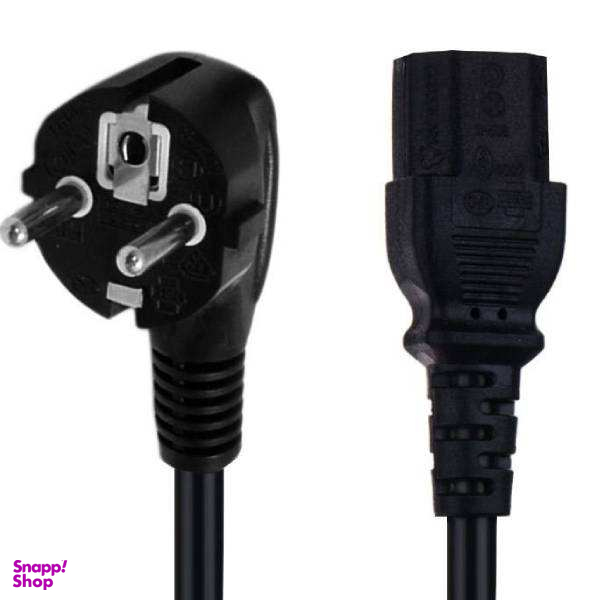 کابل برق سه پین منبع تغذیه کامپیوتر مدل c15 طول 15 متر