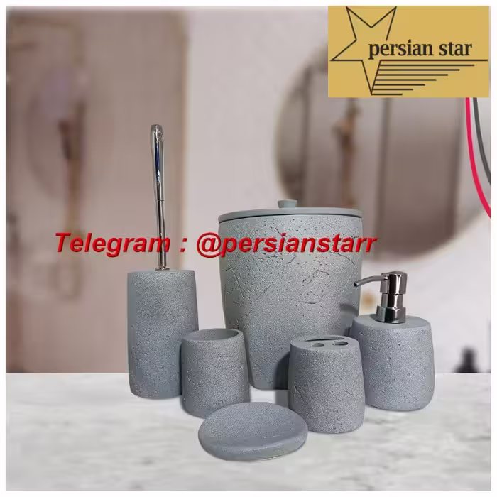 سرویس بهداشتی 6پارچه رزین بتونی