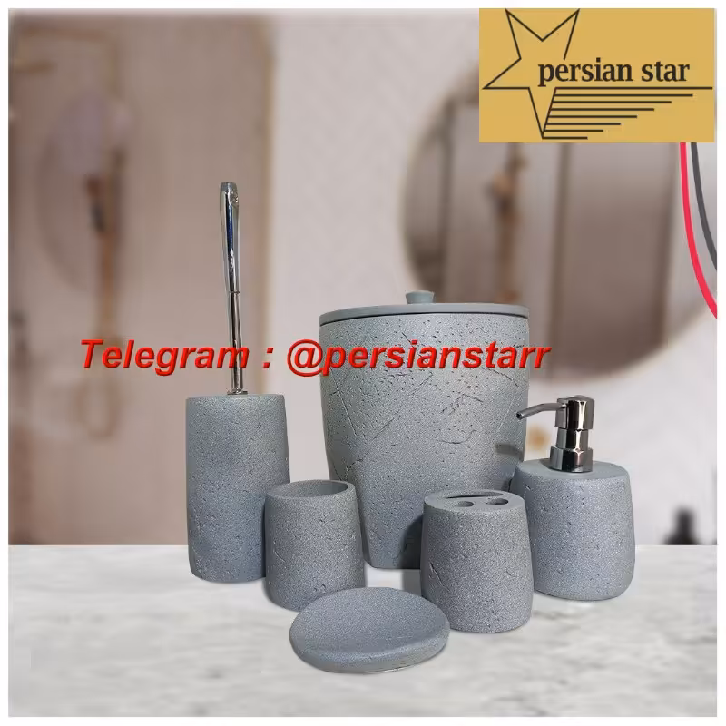 سرویس بهداشتی 6پارچه رزین بتونی