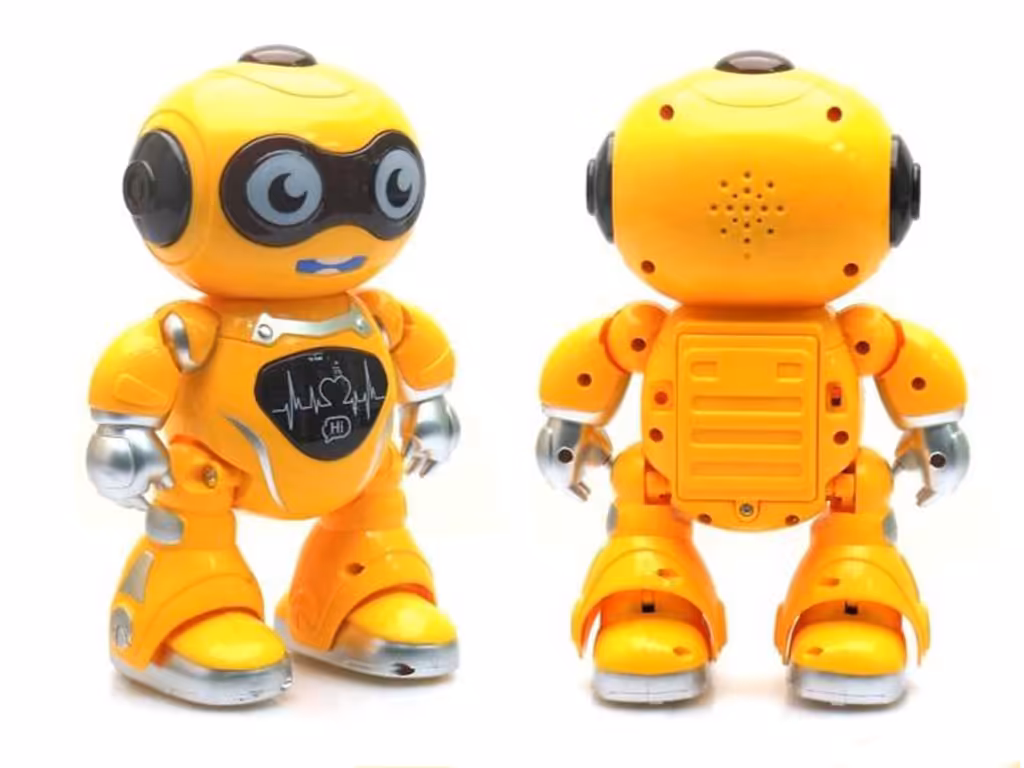 ربات کنترلی موزیکال و چراغدار اسباب بازی دارای ریموت کنترل