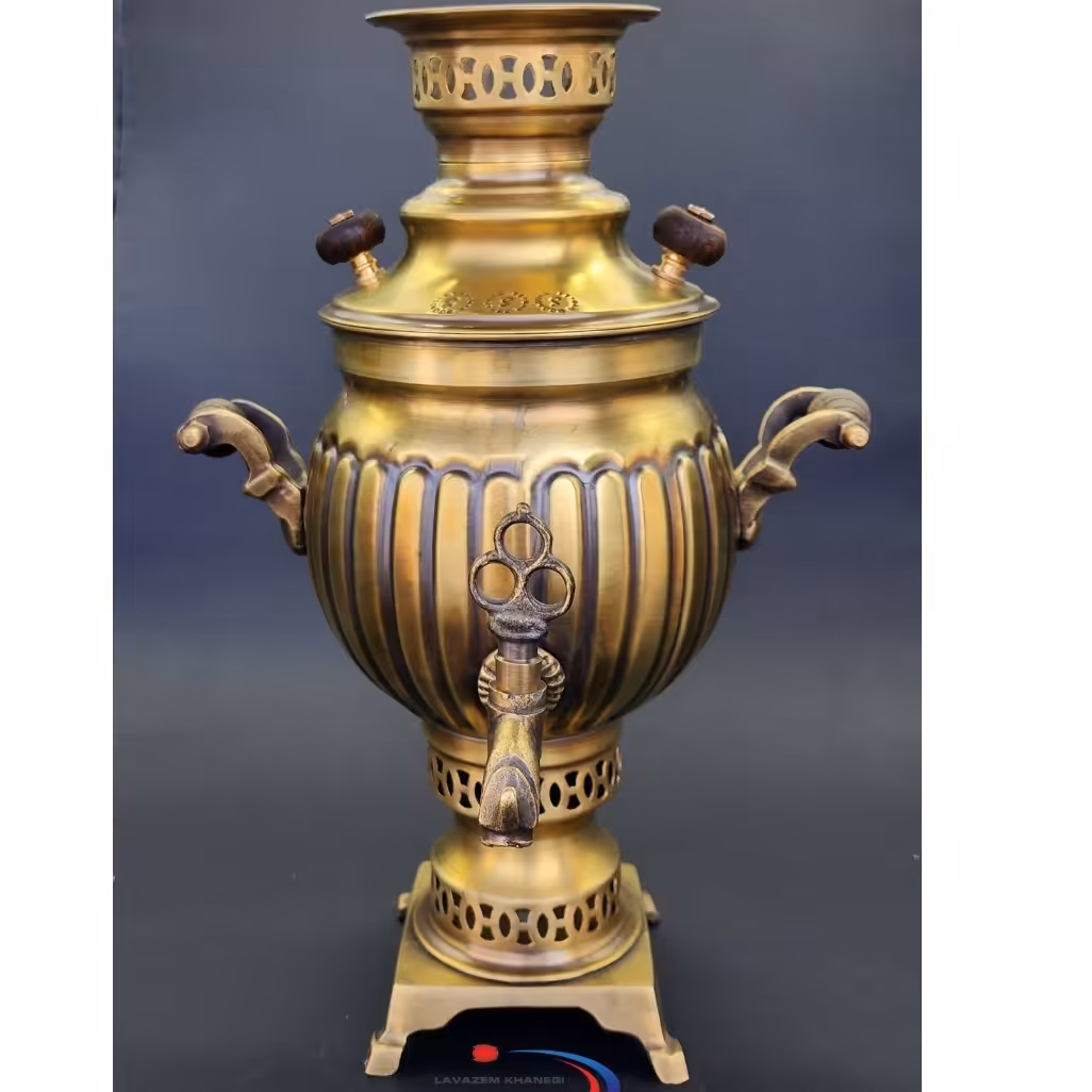 سماور ذغالی آنتیک 1.5 لیتری