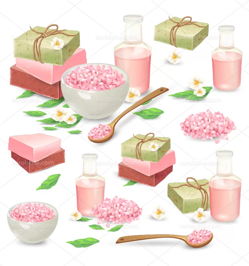 وکتور شوینده گیاهی | گرافیک با طعم تربچه