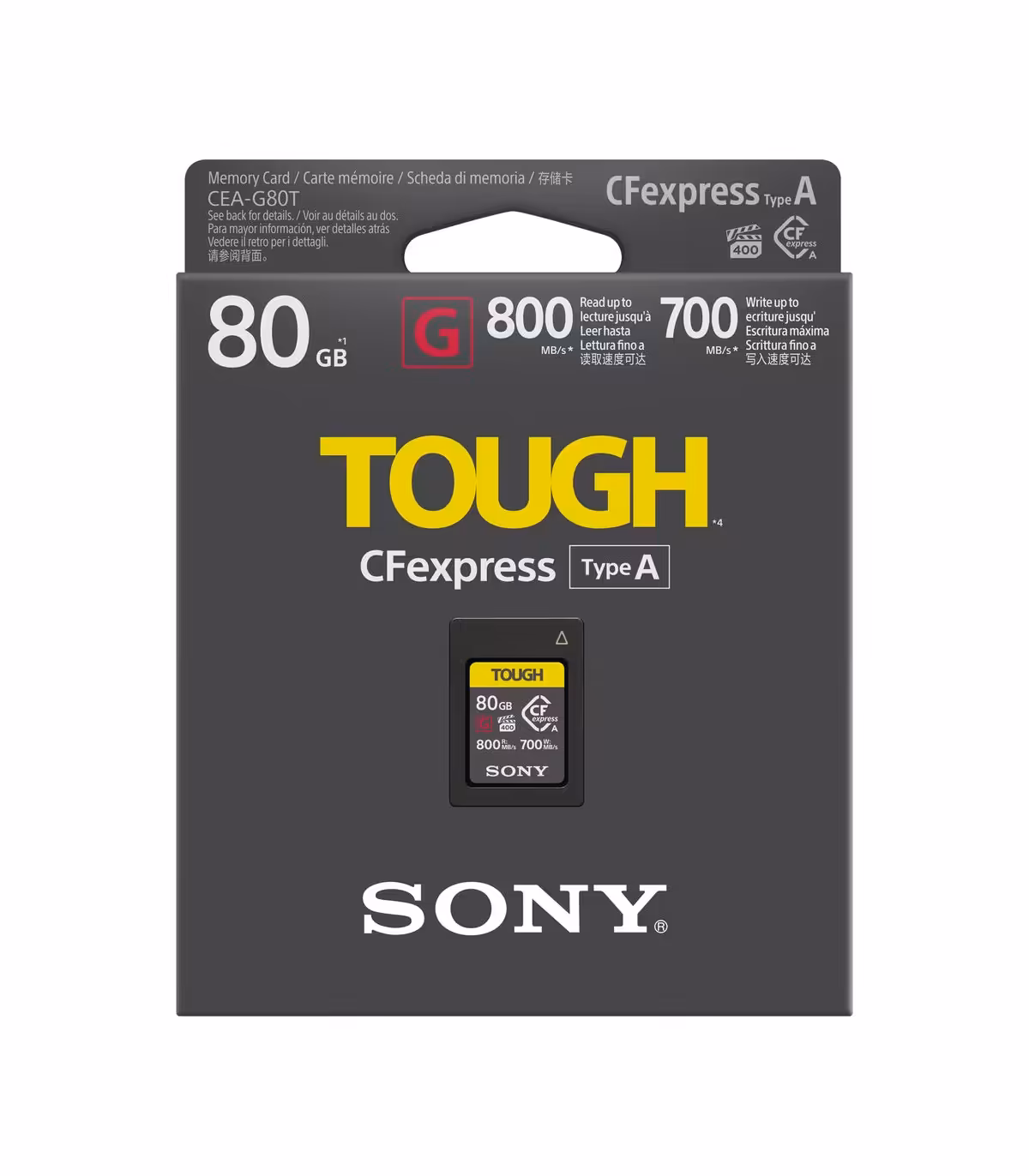 کارت حافظه سی اف اکسپرس سونی SONY 80GB CFEXPRESS TYPE A TOUGH
