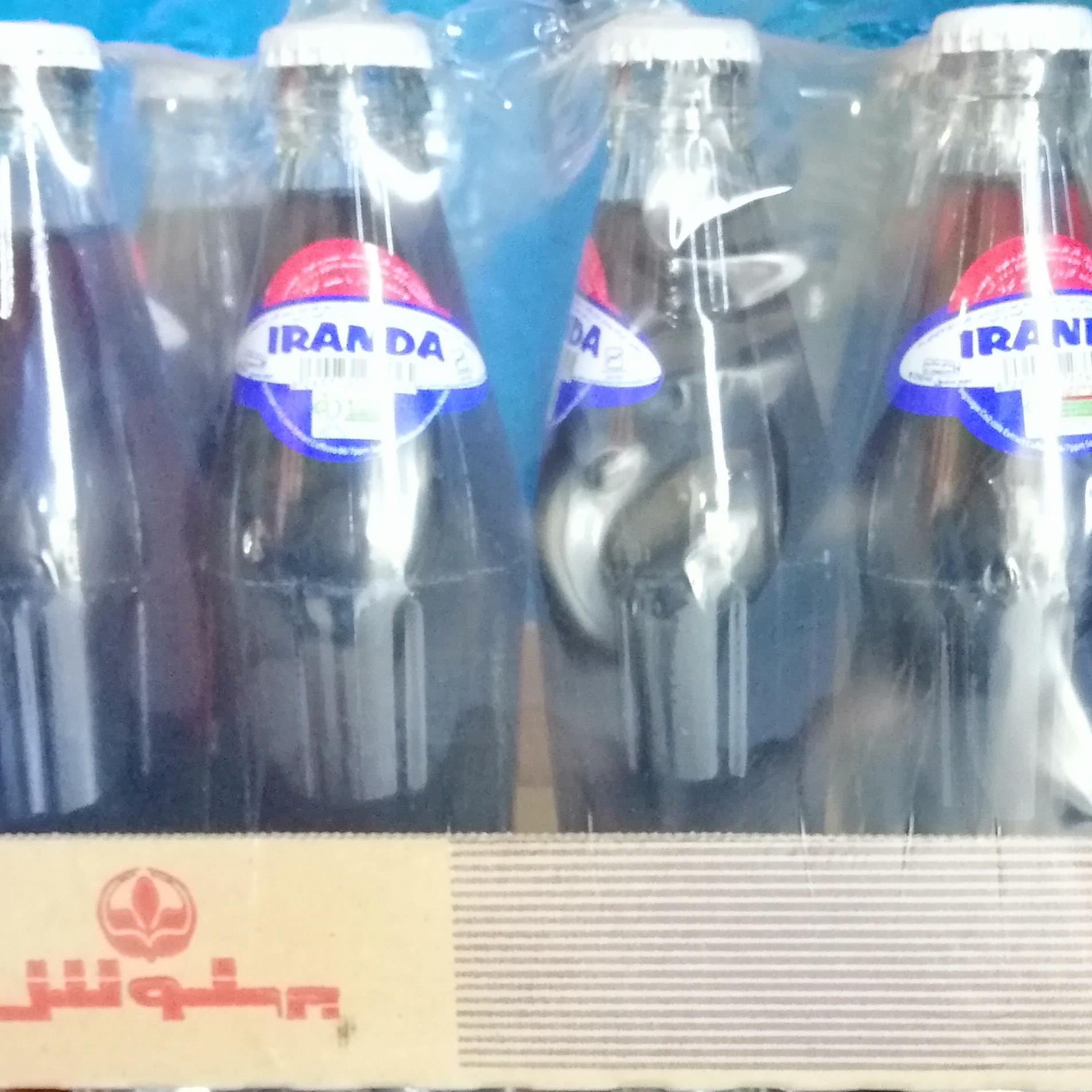 نوشابه شیشه ای ایراندا، 250 سی سی، باکس 12 عددی