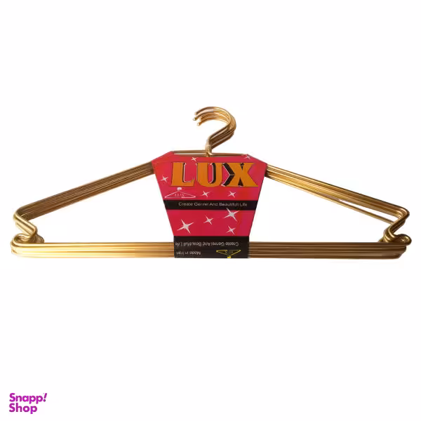 چوب لباسی لوکس (Lux) کد 077 بسته 6 عددی