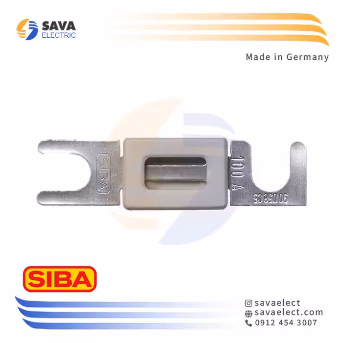 خرید فیوز DC لیفتراکی 100 آمپر سیبا SIBA FUSE | ساوا الکتریک