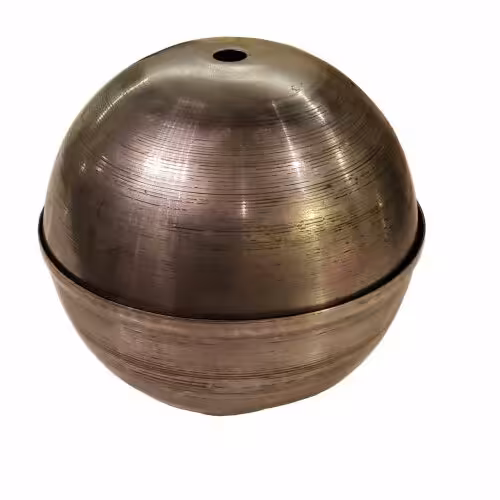 قالب شمع طرح کره جنس فلز چند بار مصرف قطر 12 سانتی متر