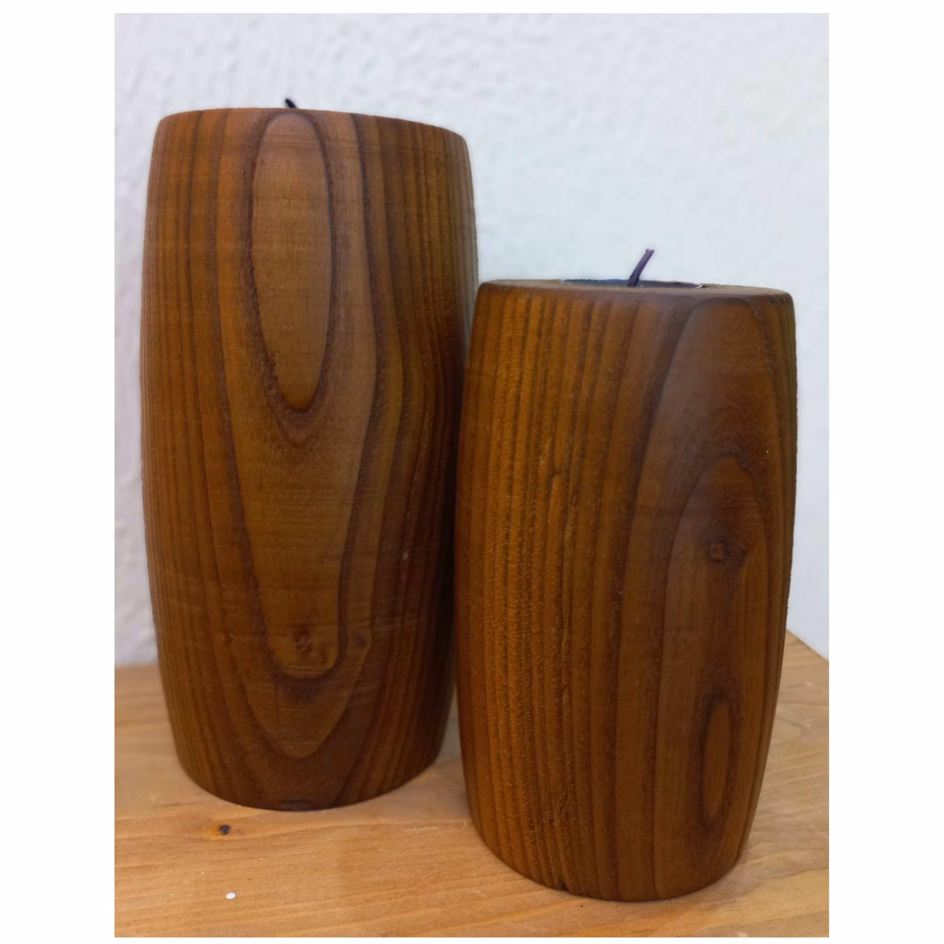 جا شمعی چوبی 