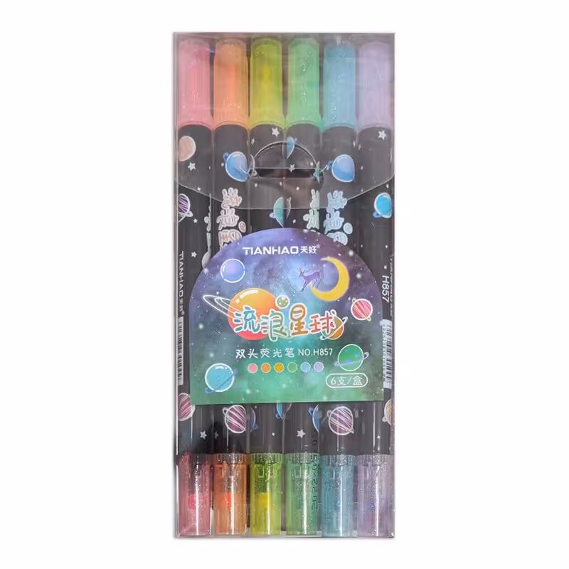 ماژیک علامت گذار مدل کهکشانی بسته 6 عددی