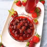 مربای توت فرنگی خانگی