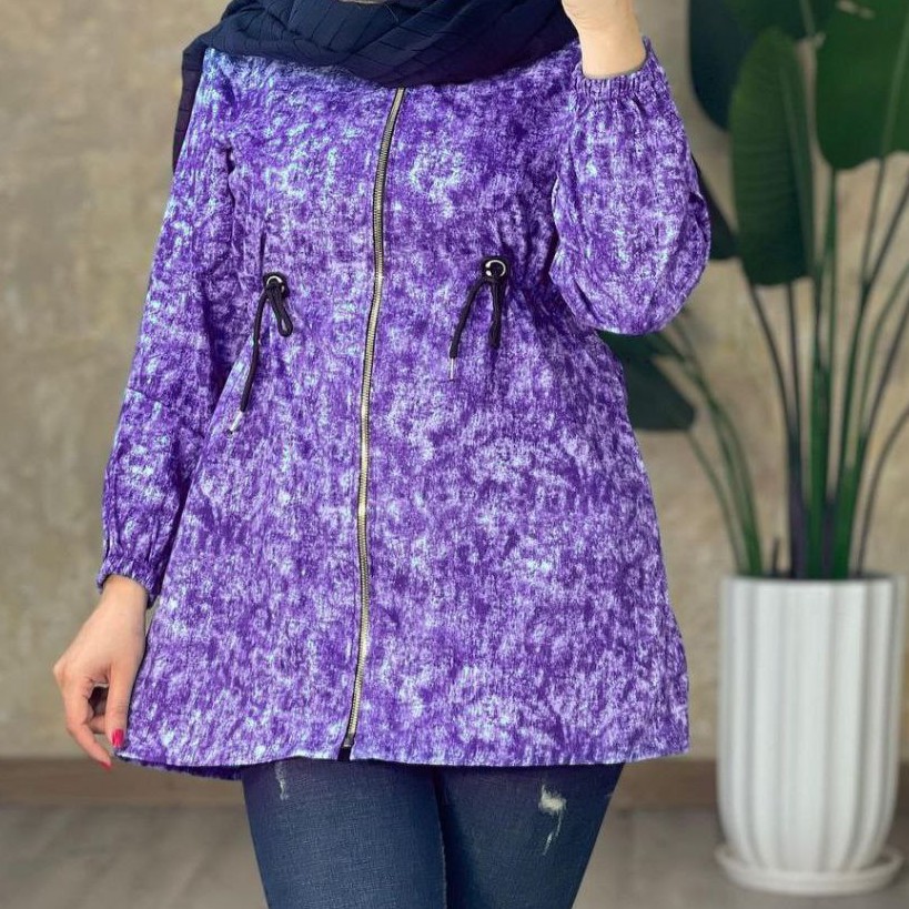 مانتو بارانی آبرنگی