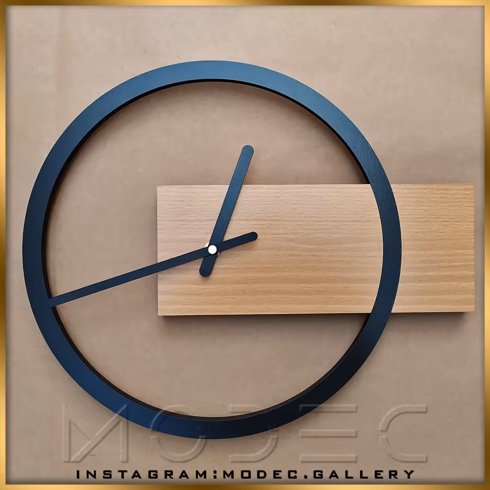 ساعت دیواری فانتزی
کد  C25
در دو رنگ راش و گردویی
موتور ساعت روانگرد و بیصدا 
