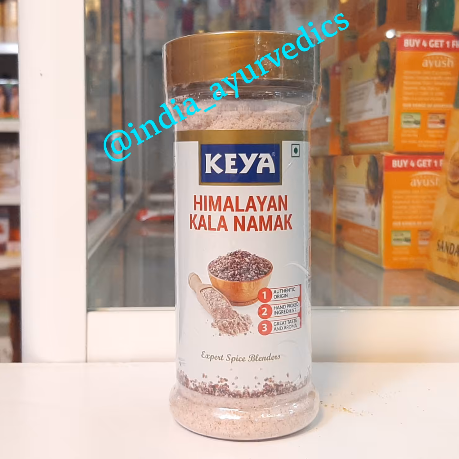 نمک سیاه اصل هندوستان سرشار از کلسیم و مواد معدنی وزن 200 گرم ارسال رایگان