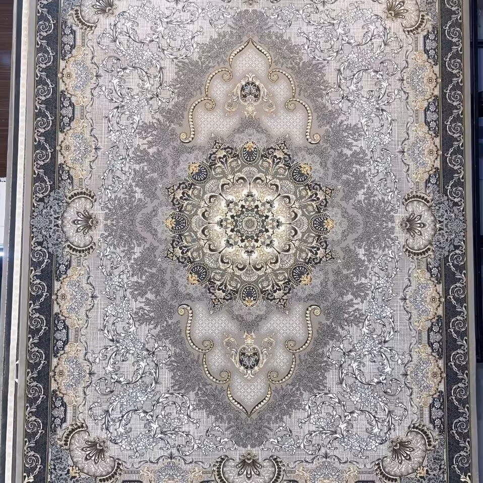 فرش 700 شانه تراکم 2550 شانه مدل درسا نقره ای