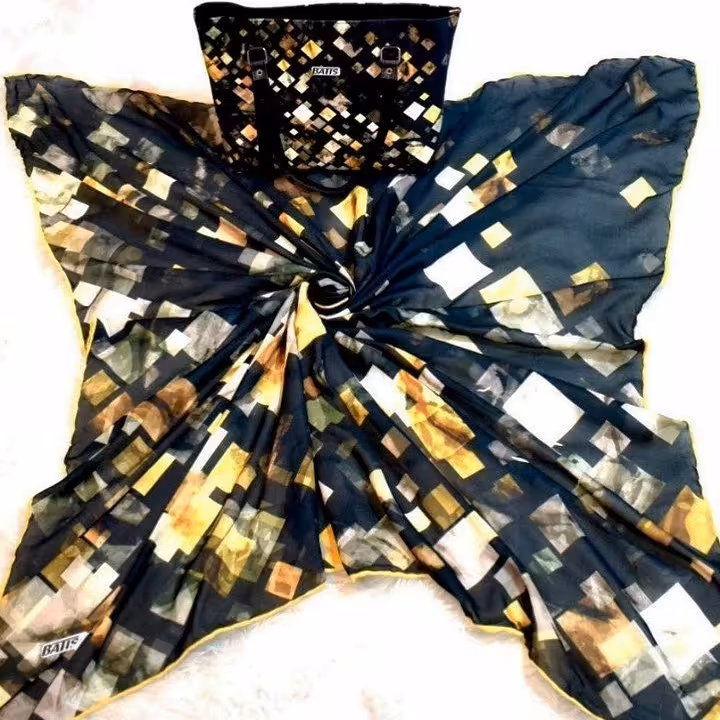 کیف وروسری مشکی