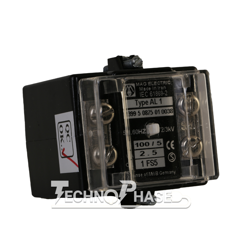ترانسفورماتور جریان (CT) 300/5 مگ الکتریک cl:05 مدل AL1