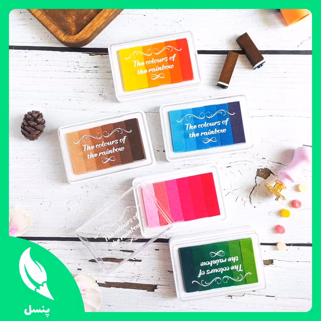استامپ رنگین کمان نواری