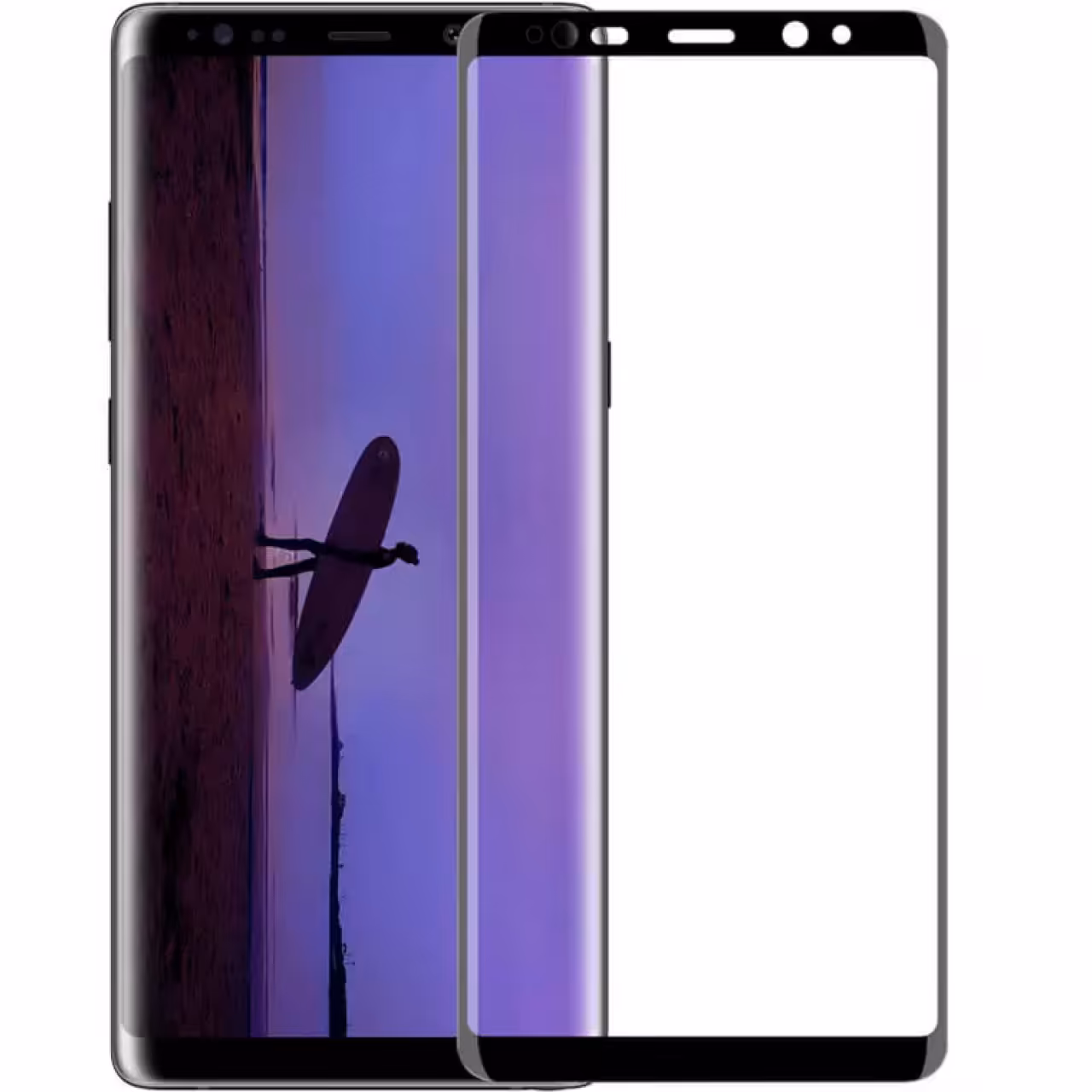 محافظ صفحه نمایش گلس نیلکین مدل 3D DS  Max برای گوشی سامسونگ Note 8