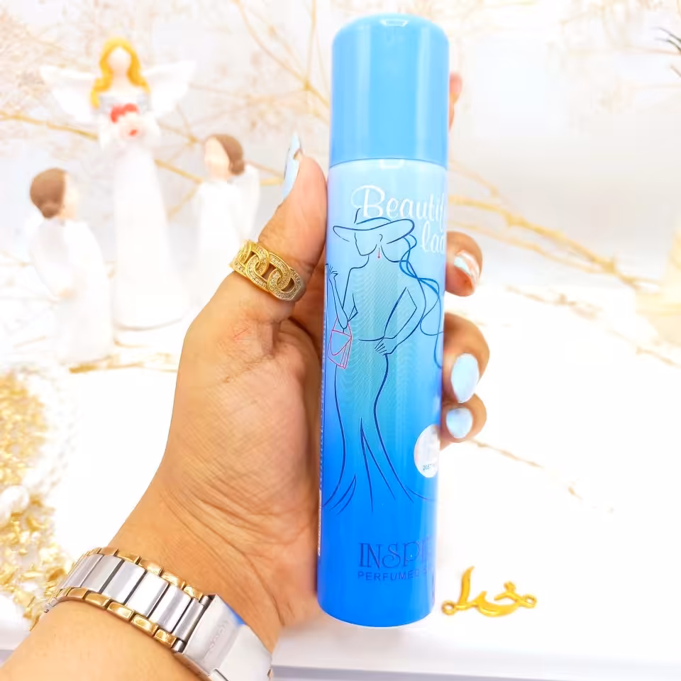 اسپری خوشبو کننده و ضد تعریق بدن 75ml مدل بانوی زیبا Beautiful Lady کد 3157