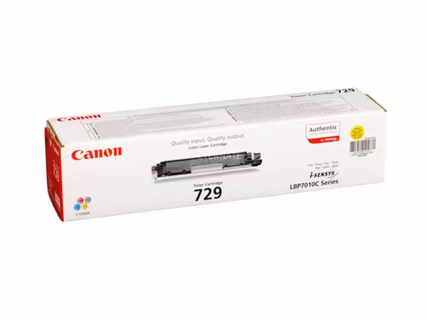 کارتریج تونر زرد کانن مدل 729