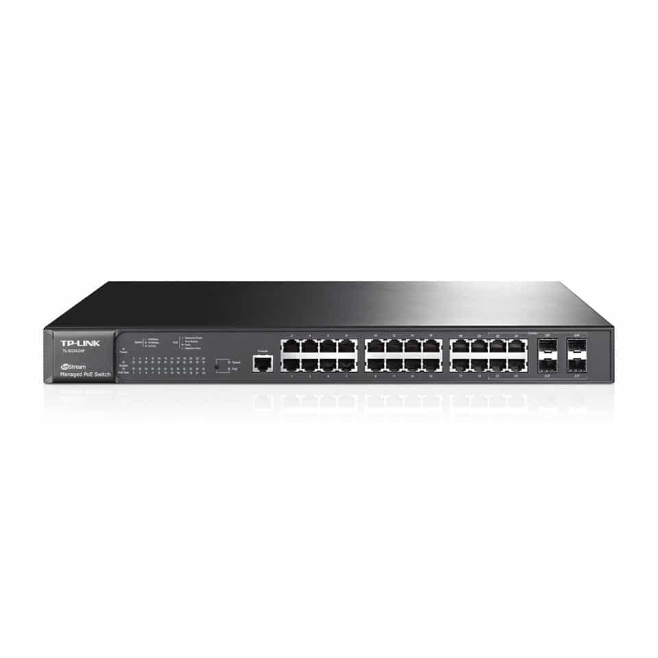 سوئیچ 24 پورت Managed PoE تی پی-لینک مدل TL-SG3424P