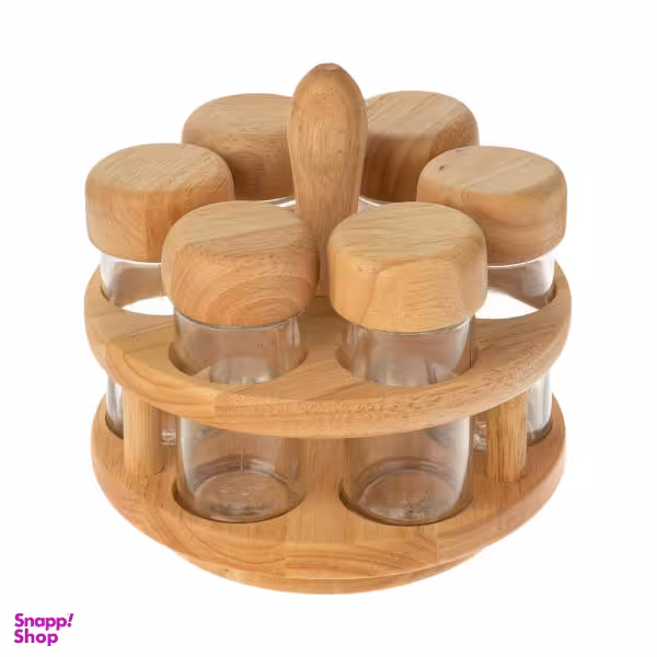 ست جا ادویه 6 پارچه مدل nature کد 062