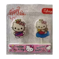 شمع تولد مدل کیتی روژان بسته 7 عددی