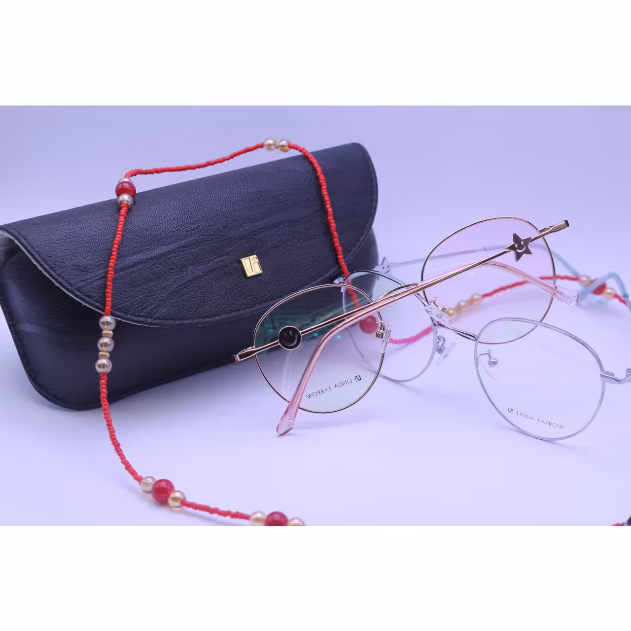 فریم طبی طرح لیندا فارو بقل دسته اموجی