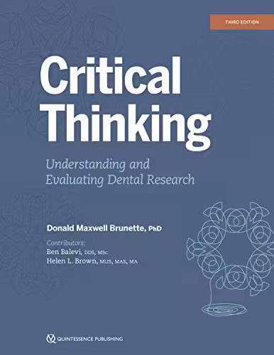 󾕇 دانلود کتاب Critical Thinking - Understanding And Evaluating Dental Research, 3rd ed, 2020 - دانلود کتاب های دانشگاهی