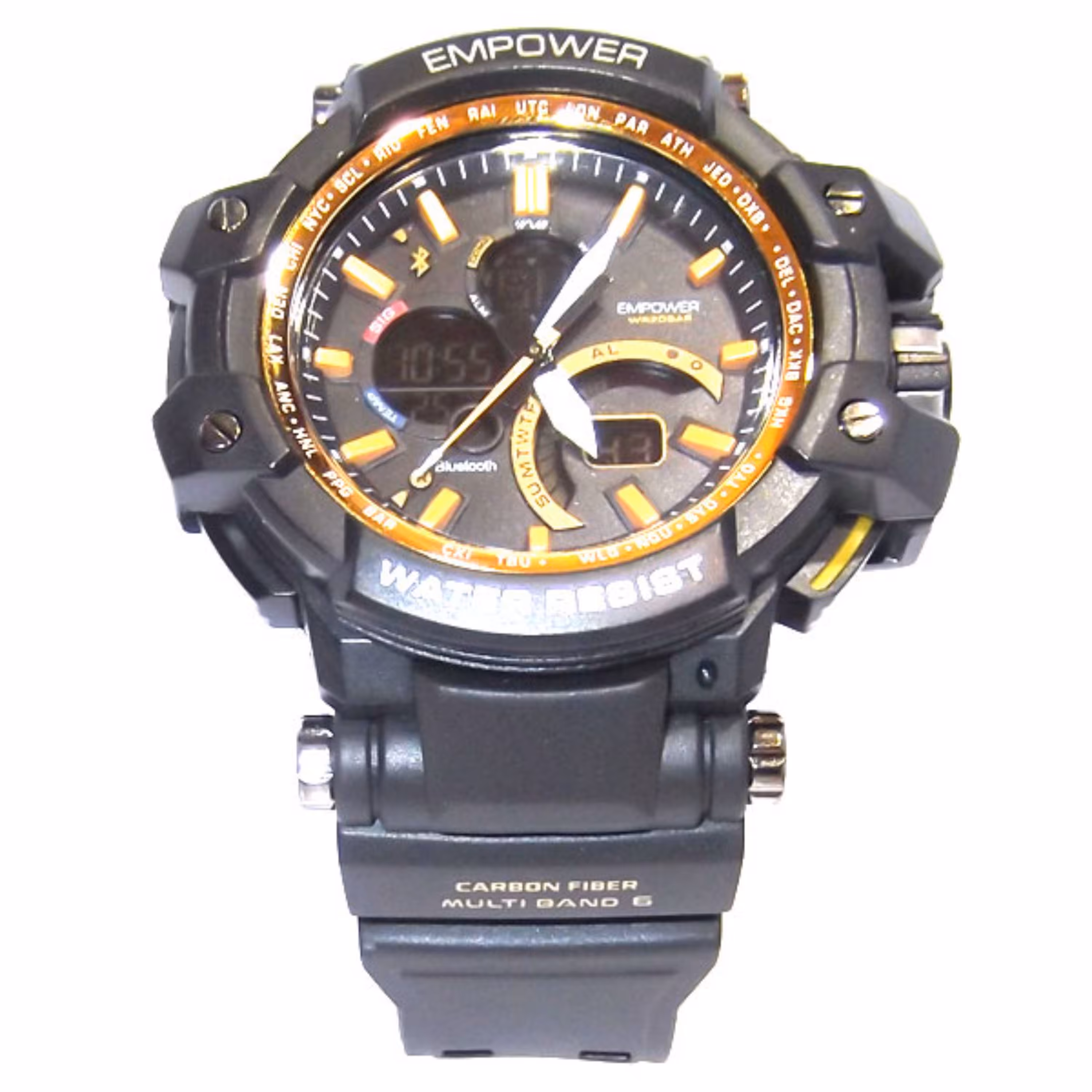 ساعت کاسیو جی شاک مشکی طلایی کد 960135