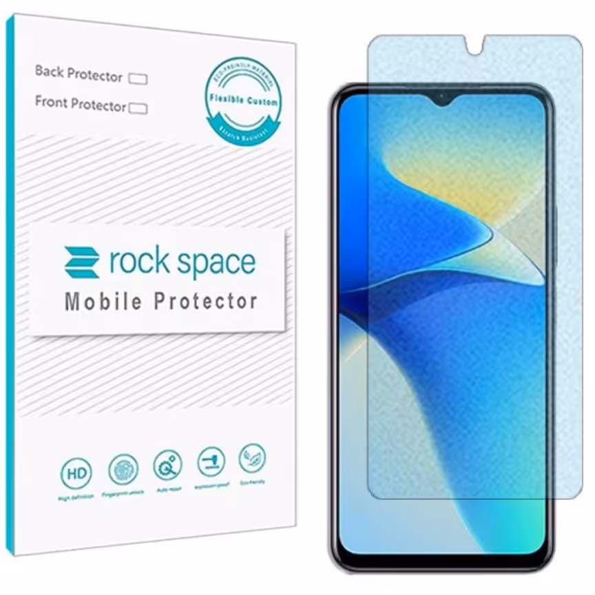  گلس نانو مات بلوکات (ضد اشعه آبی) و ضد ضربه گوشی ویوو Y30 5G برند راک اسپیس   