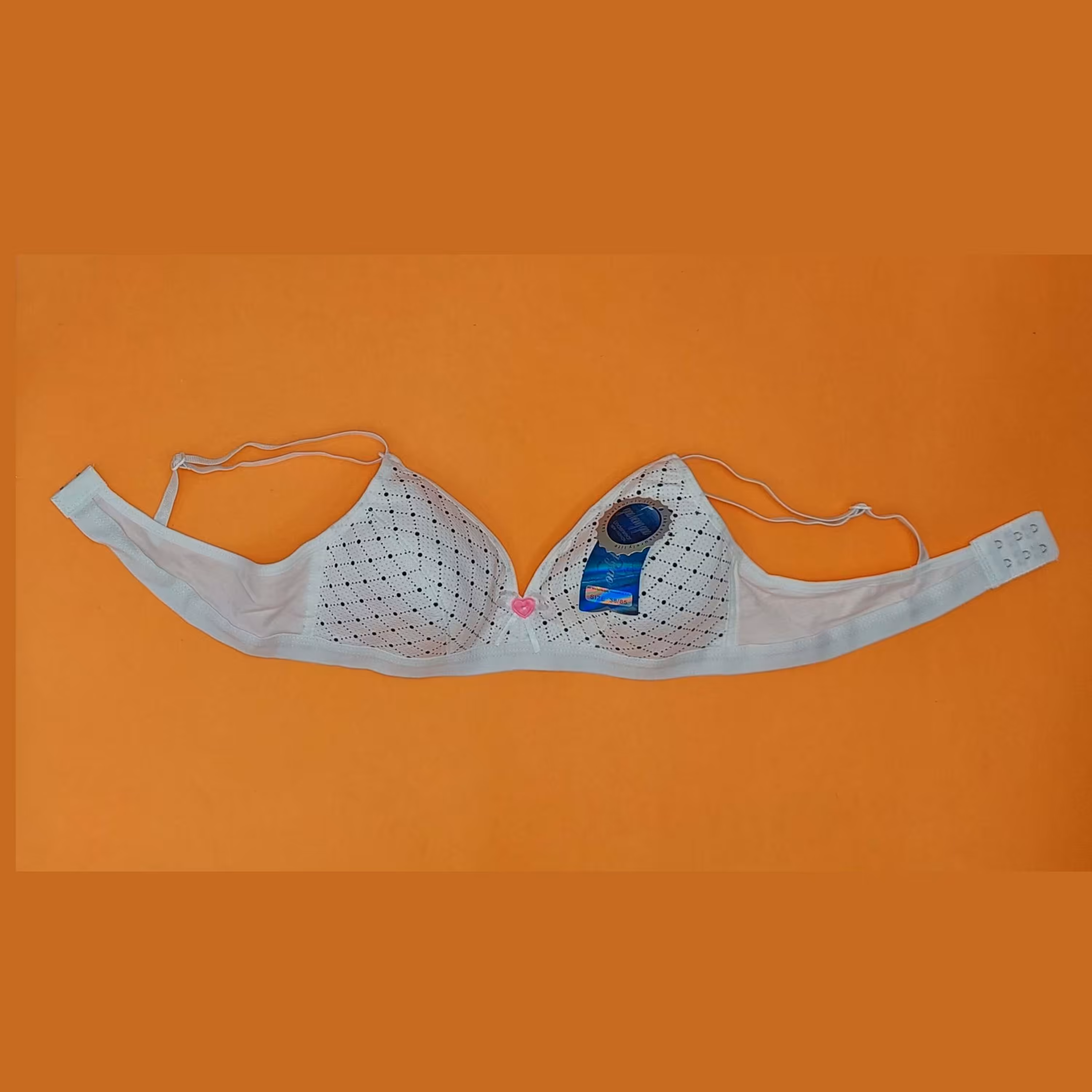 سوتین دخترانه اسفنجی مدل لوزی کد1443 سایز 80