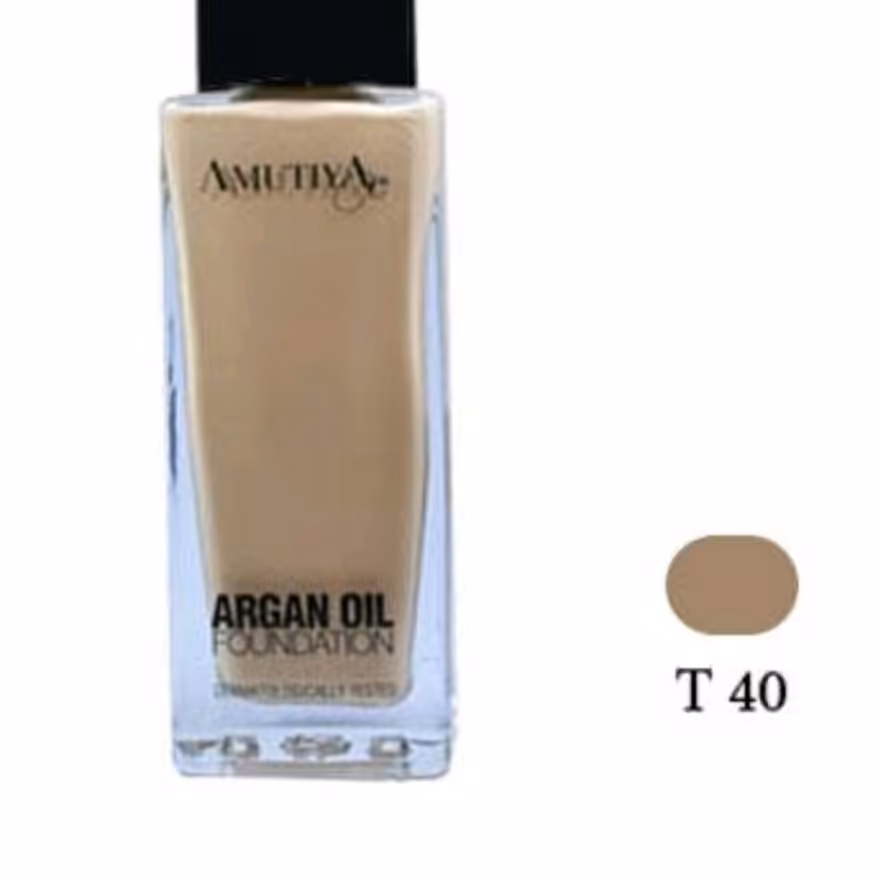 کرم پودر آموتیا مدل روغن آرگان شماره t40 حجم 30 میلی لیتر