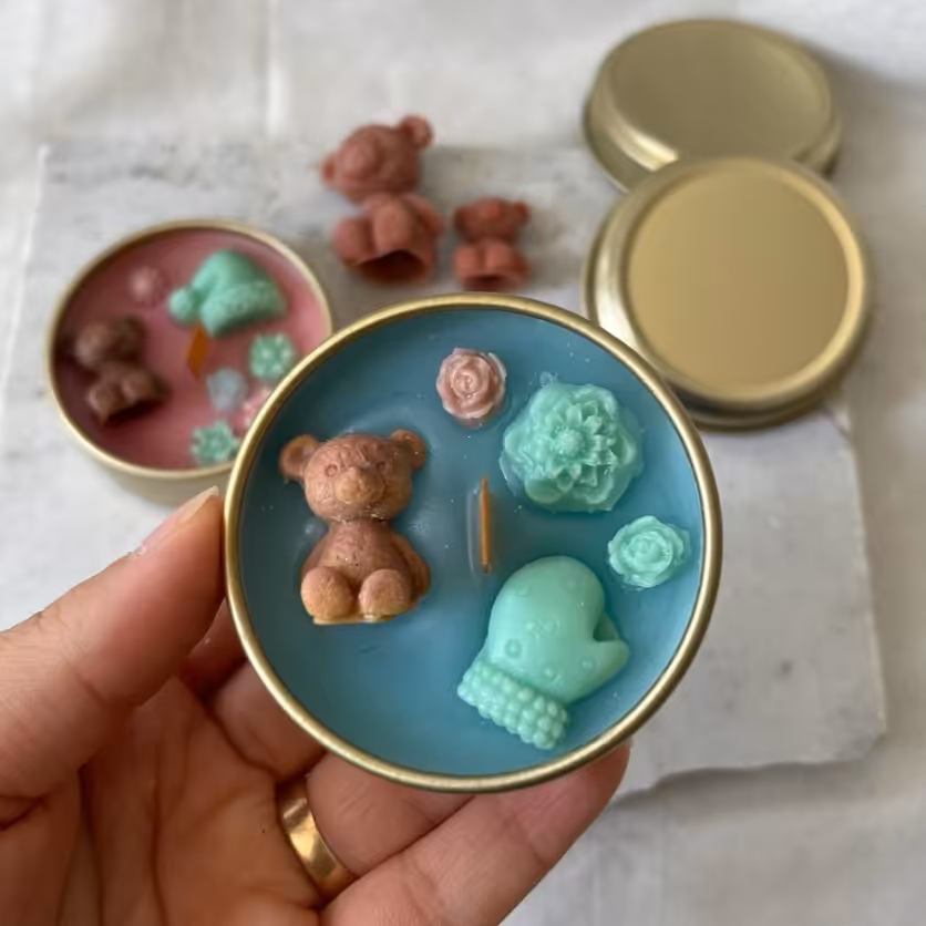 شمع قوطی فلزی تدی آرزو2