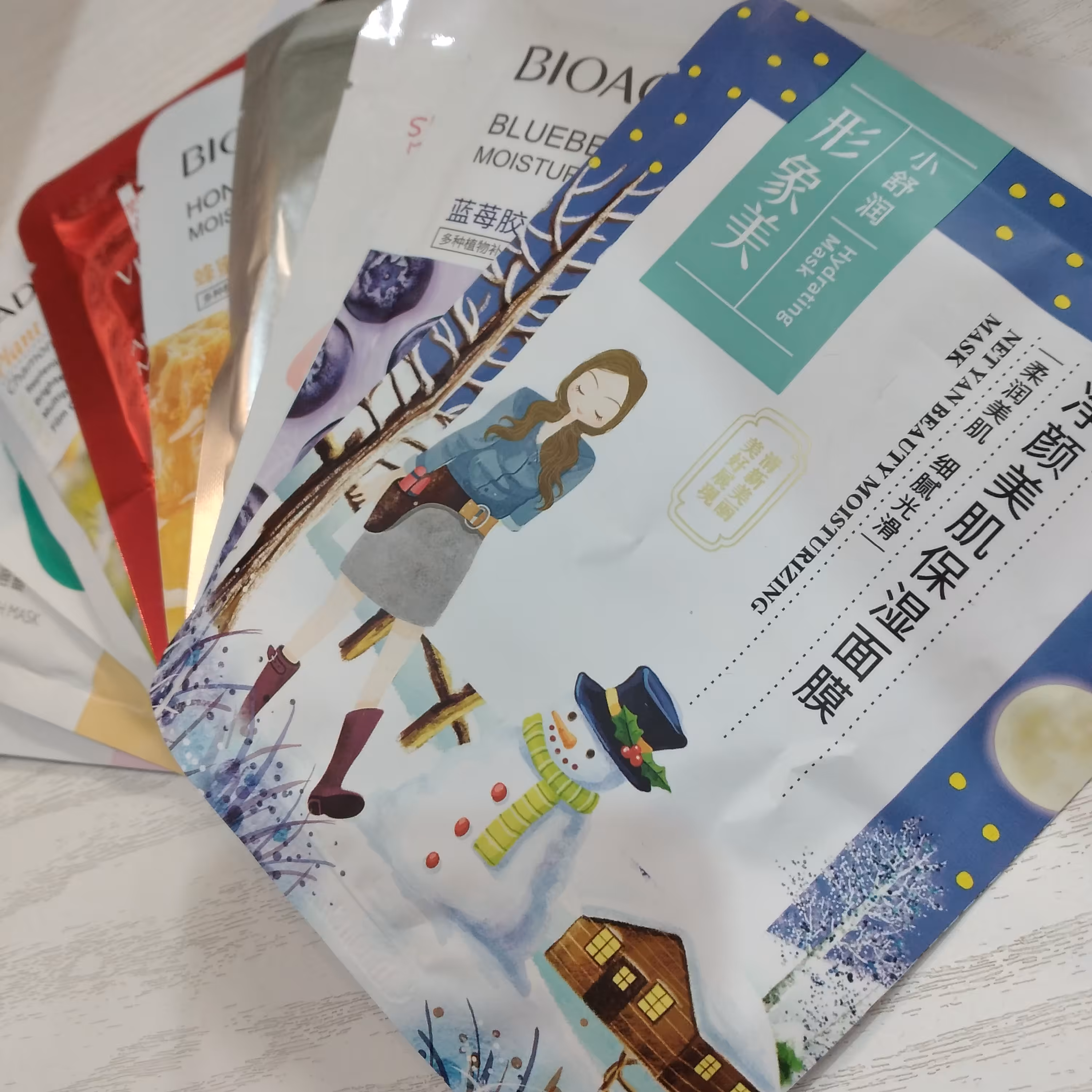 ماسک ورقه ای صورت 25 گرمی آبرسان و جوانساز (سادو، بیوآکوا، ایمجز، وزه، مویام و...)