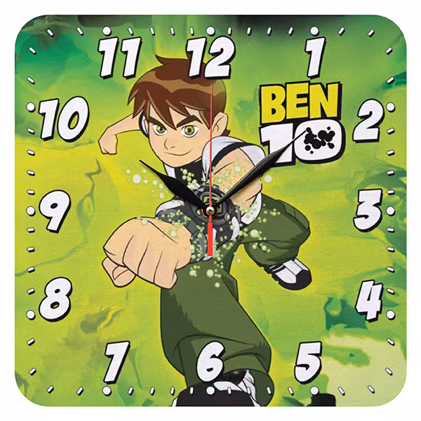 ساعت دیواری کودک طرح بن تن مدل 1052
