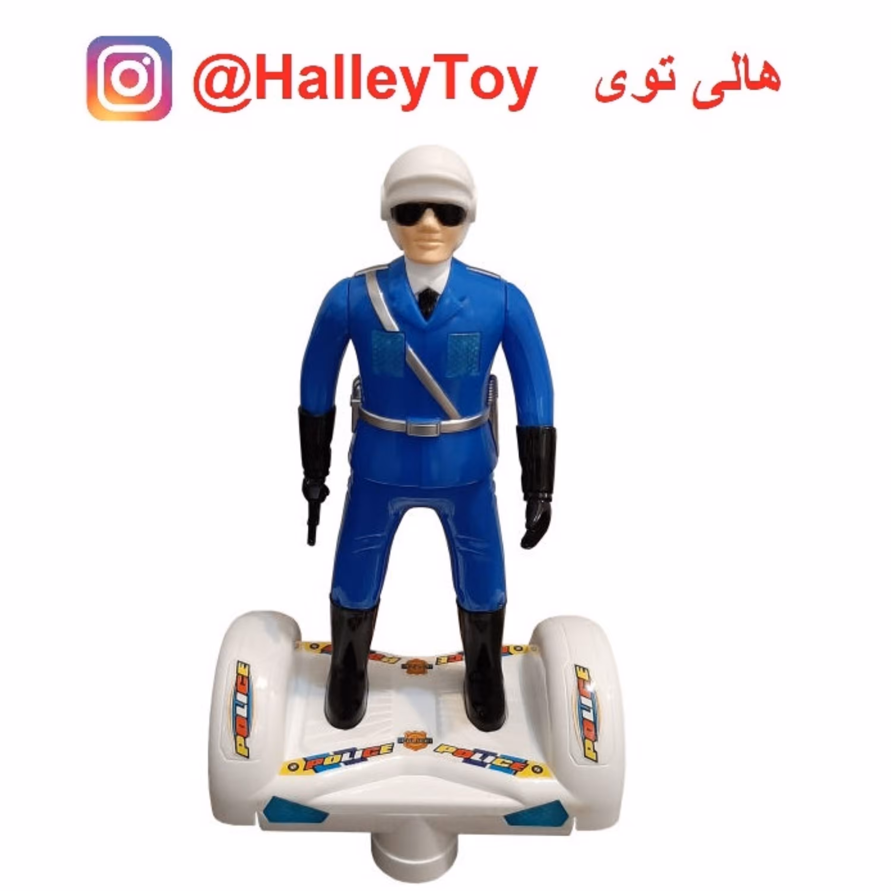 پلیس اسکوتر سوار اصلی مدل SUPER POWE POLICE