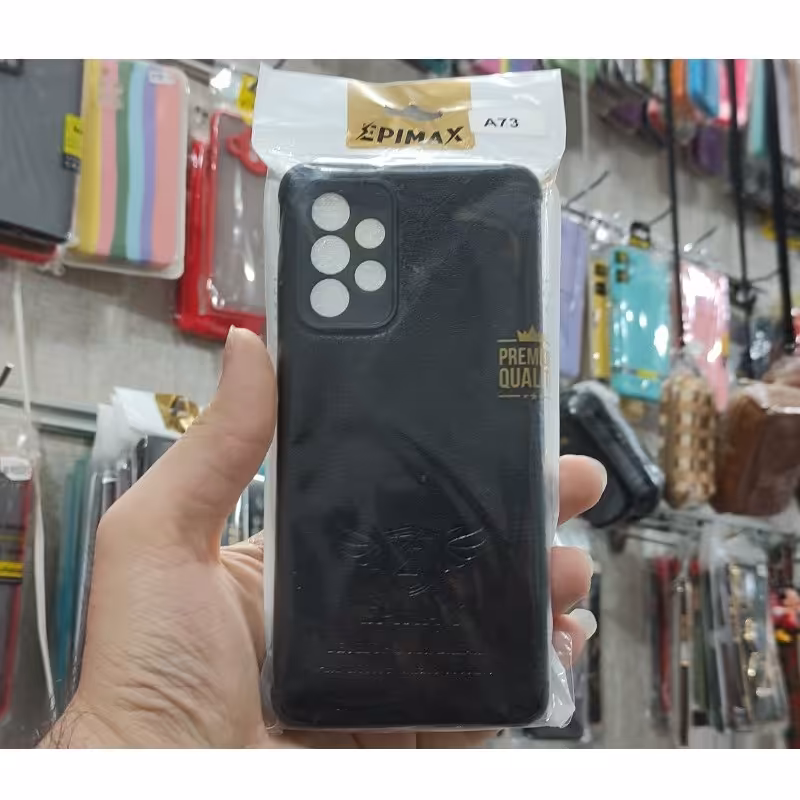 گارد چرمی سامسونگ A73 رنگ مشکی