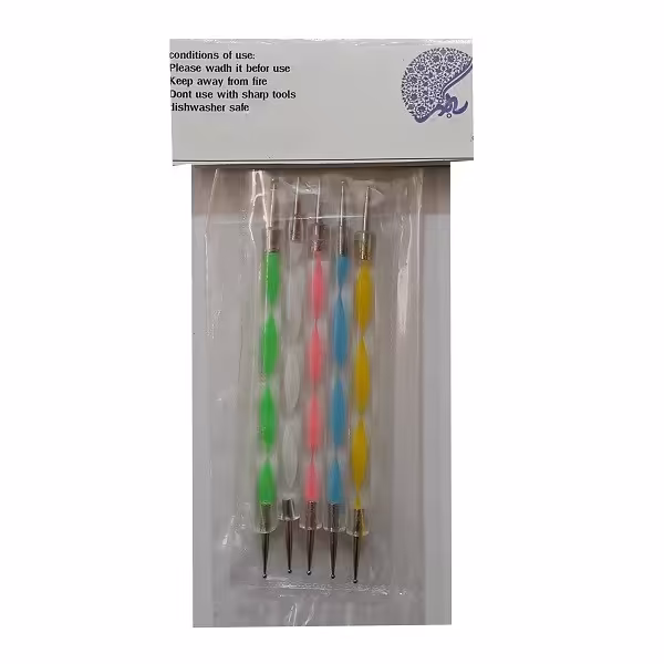 ابزار سفالگری به گز مدل داتینگ مجموعه 5 عددی