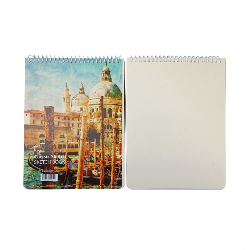 دفتر طراحی کلاسیک کرافت 160 گرم A5