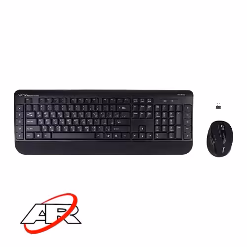 کیبورد و ماوس بی سیم هترون مدل HKCW140