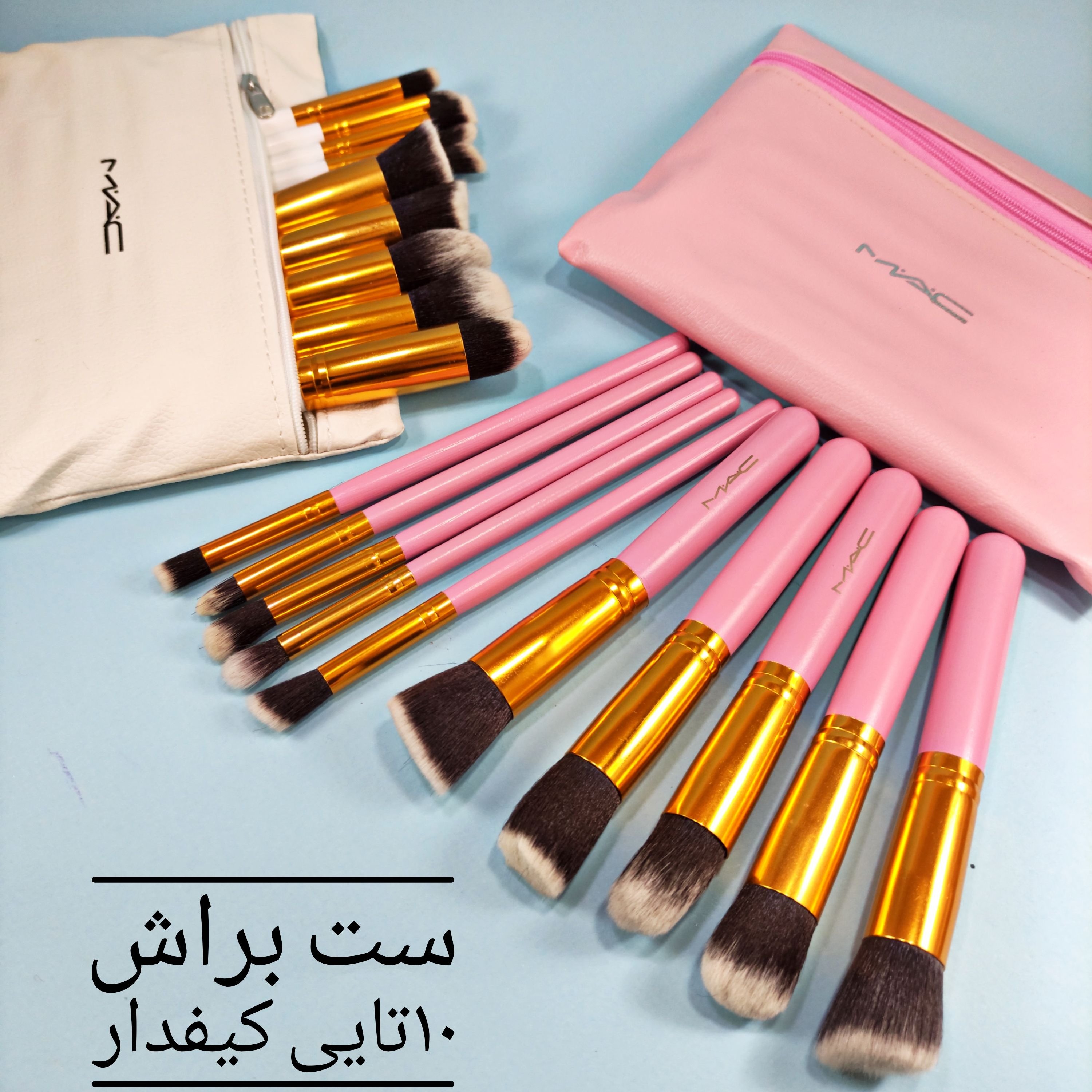 ست براش 10تایی کیفدار